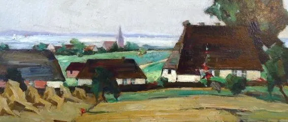 Gustav Hötig – Vesnice u jezera - 4