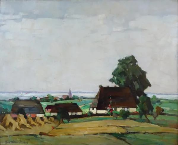 Gustav Hötig – Vesnice u jezera - 5