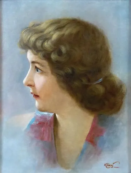 Bohumil Klimeš – Portrét mladé ženy - 3