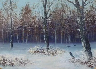 Zima v listnatém lese – Střední Evropa 1880 – 1900 - 5