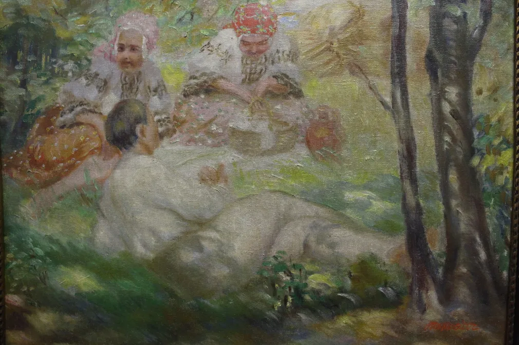 Otto Molitor – Odpočinek v trávě - 2