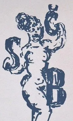 Jan Bauch – Nahá žena s písmeny - 8