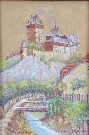 F. X. Jokel – Hrad Karlštejn - 4
