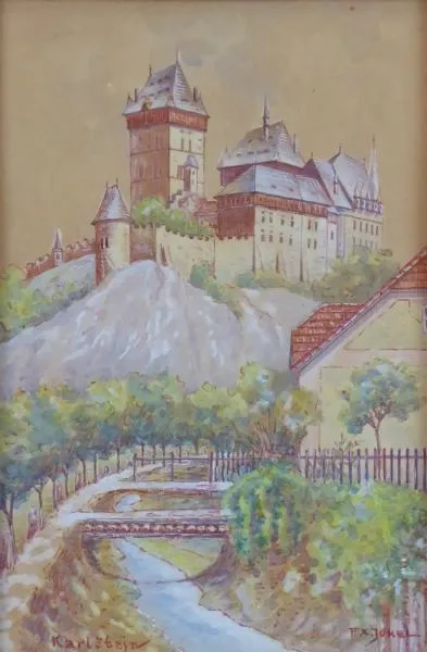 F. X. Jokel – Hrad Karlštejn - 5