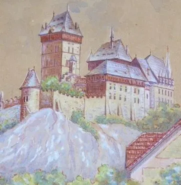 F. X. Jokel – Hrad Karlštejn - 8