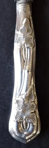Pět menších stříbrných nožů – biedermeier - 3