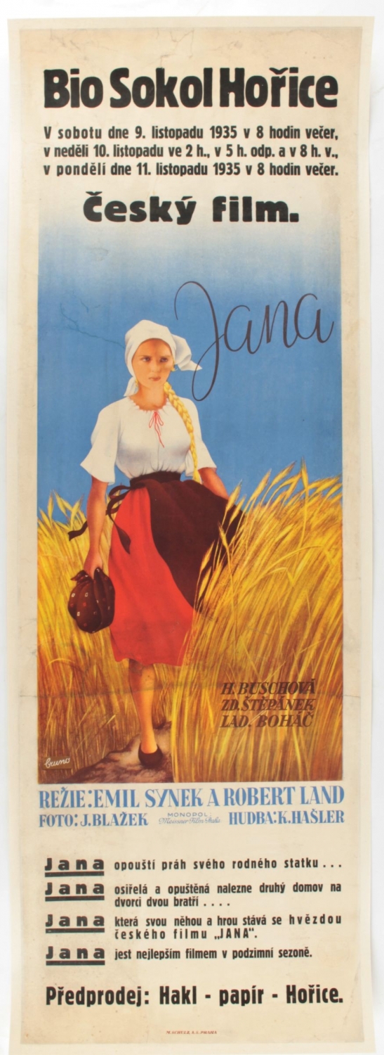 Plakát – Český film Jana