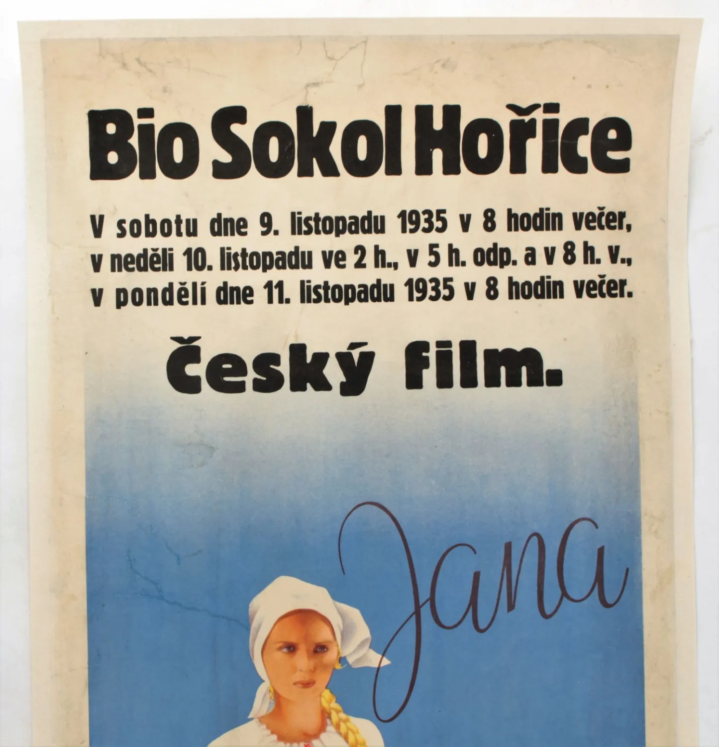 Plakát – Český film Jana - 2
