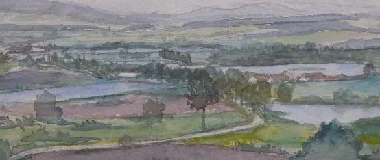 Krajina s rybníky – signatura nečitelná - 5