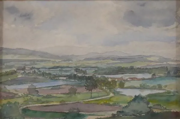 Krajina s rybníky – signatura nečitelná - 9