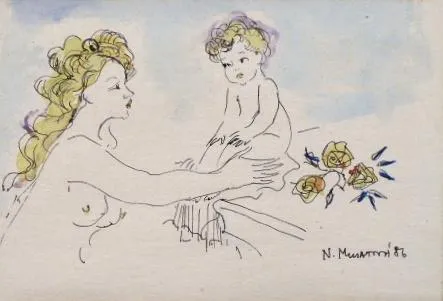 Nora Musatová – Matka s dítětem - 5