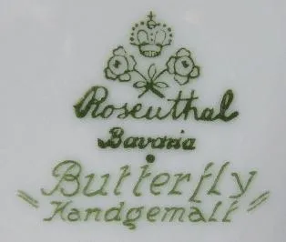 Malá miska Art deko – Butterfly, Rosenthal 1926 - 3