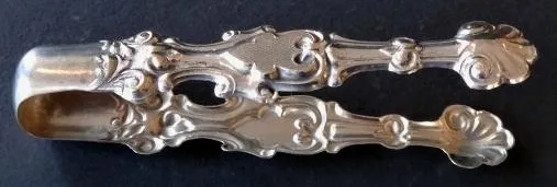 Postříbřené kleštičky z období biedermeier - 8