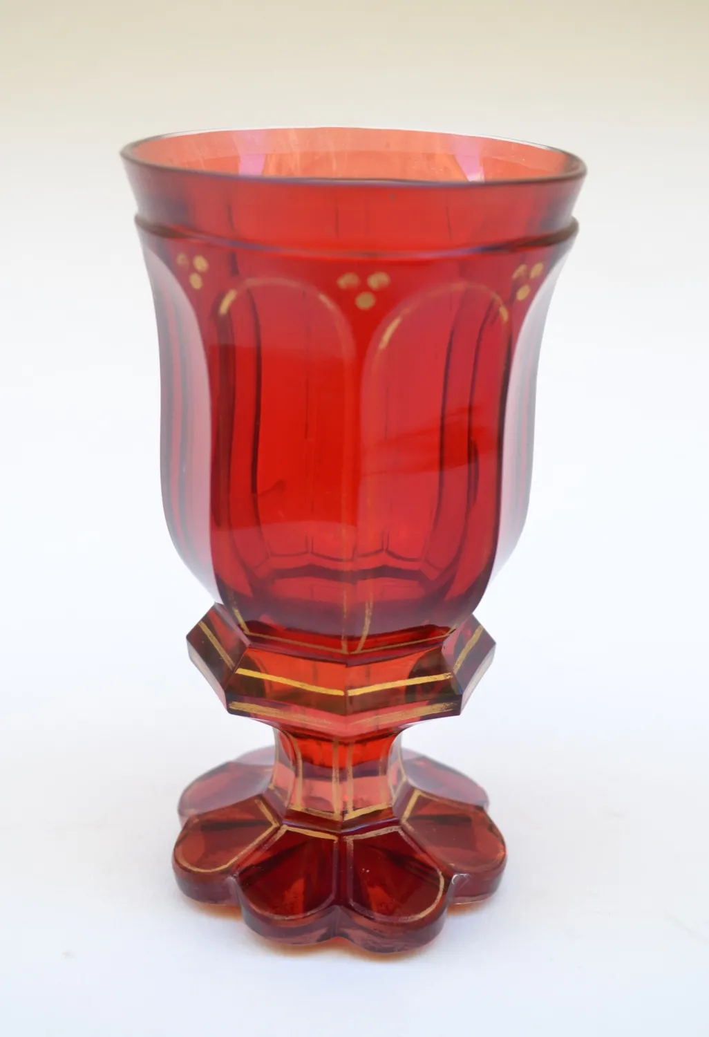 Sklenka – pohár z rubínového skla - 2