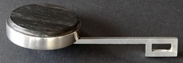 Stříbrný přívěsek, s dřevěnou destičkou – Dánsko - 3