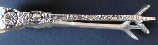 Malé kleštičky na cukr, nízkoryzostní stříbro - 4