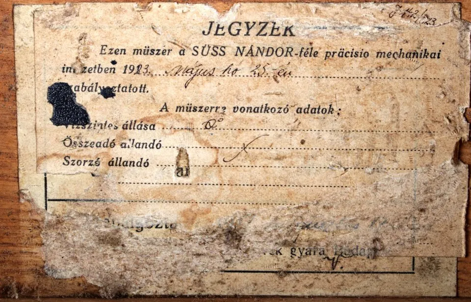 Teodolit MARX és MÉREI - 5
