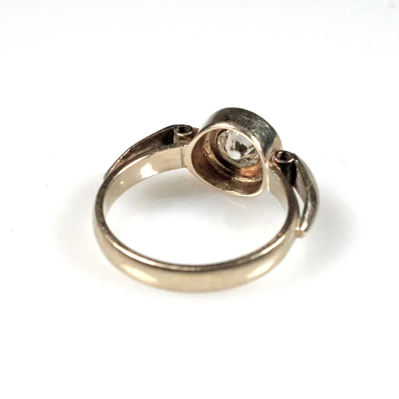 Prsten s briliantem – soliter 0,51 ct. - 3