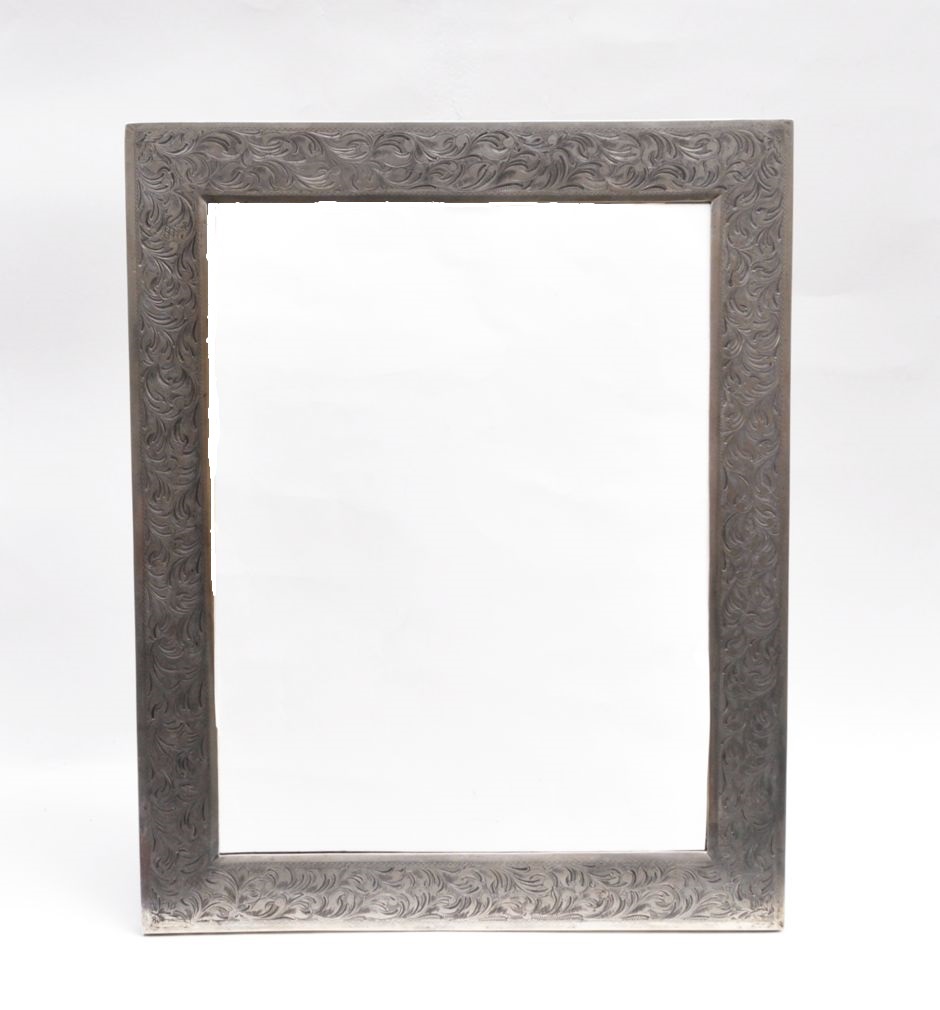 Stříbrné gravírované zrcadlo - 1