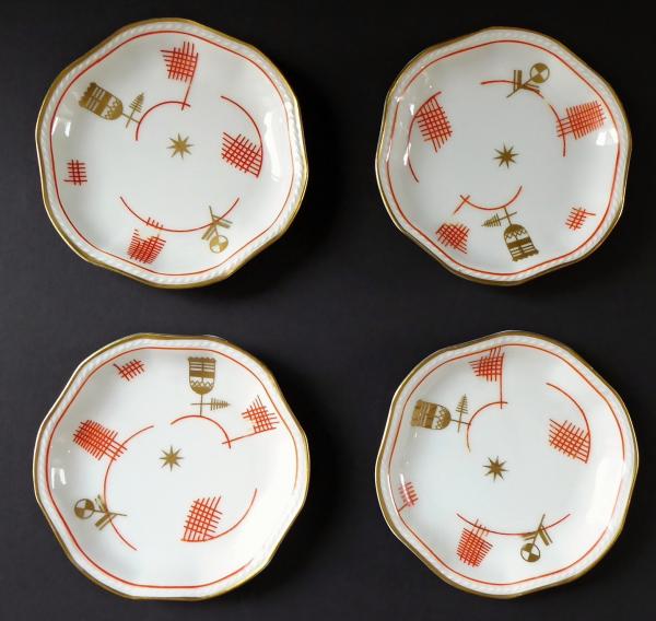 Čtyři mističky, zlacený ornament, Rosenthal