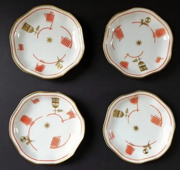 Čtyři mističky, zlacený ornament, Rosenthal - 6