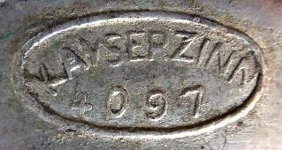 Dva cínové secesní talíře – Kayserzinn, Hugo Leven - 2
