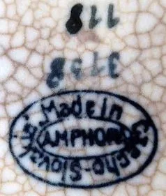 Secesní vázička s květy – Amphora, Trnovany - 3