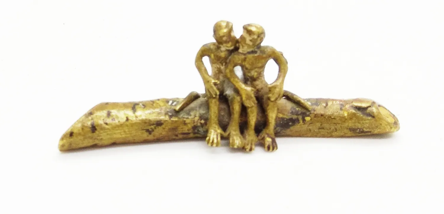 Figurka Vídeňský bronz, Opičky na větvi - 1