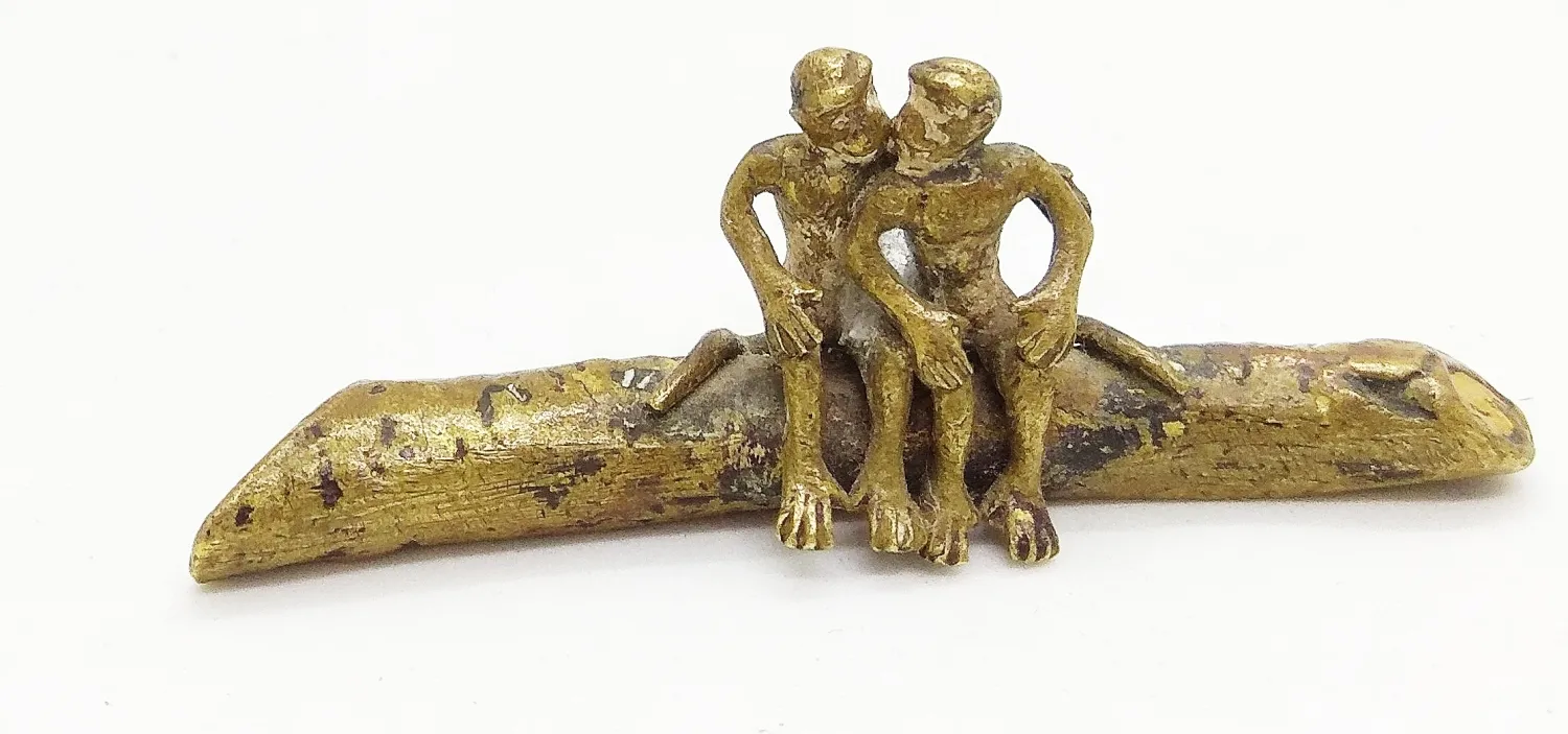 Figurka Vídeňský bronz, Opičky na větvi - 2