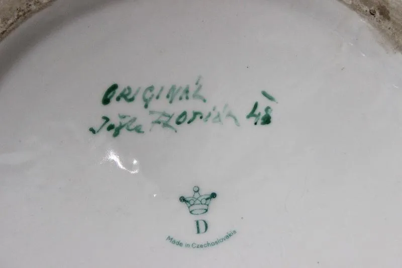 Dekorativní váza, Jožka Florián, Dubí, rok 1948 - 7