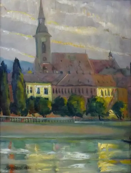 Pál Kerner – Ráno na břehu Dunaje - 4