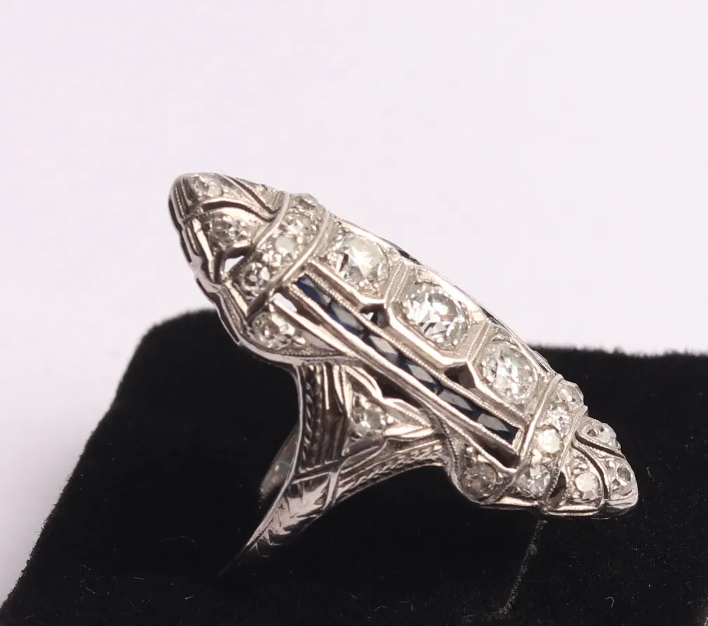 Art deco prsten - 5