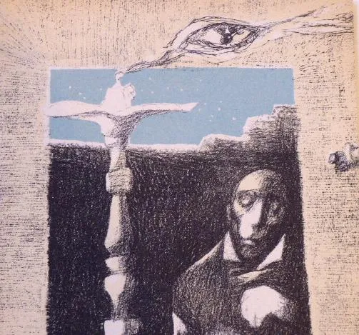 Josef Liesler - Ilustrace k J. Hora : Zápisky 1.