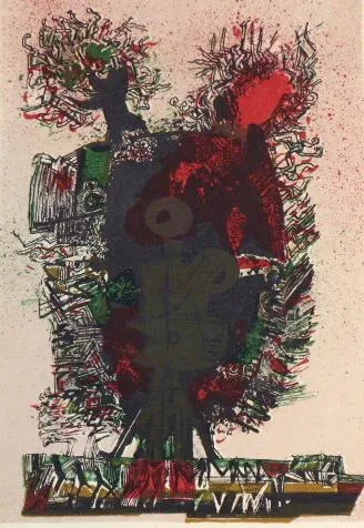 Josef Liesler – Abstraktní strom - 2