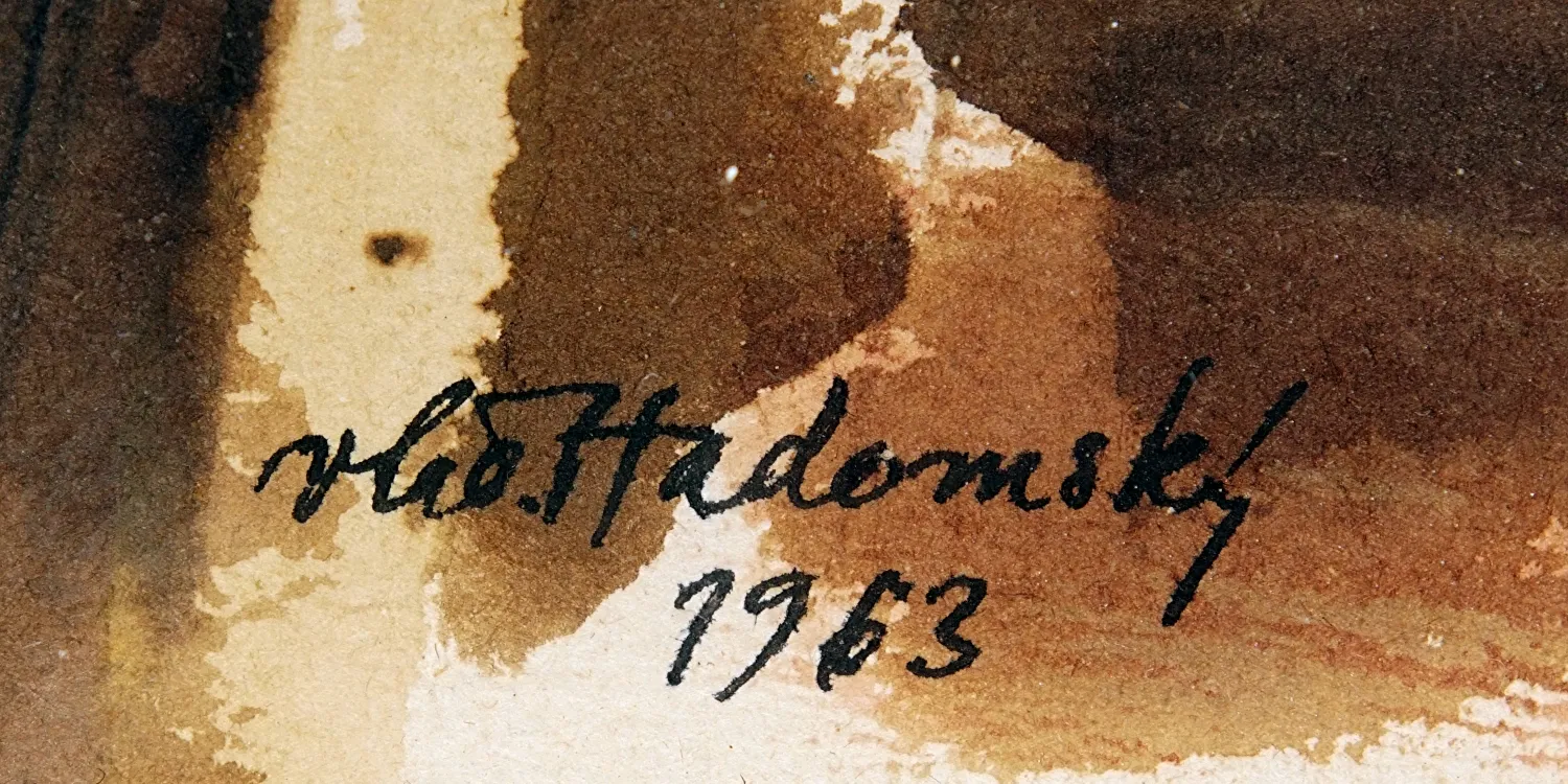 Vladimír Hadomský – Horníci ve štole - 3