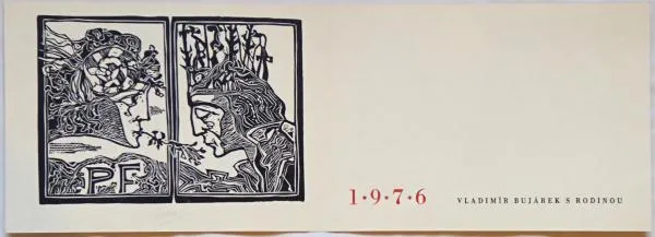 Josef Liesler – PF 1976 V. Bujárek s rodinou - 3