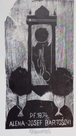 Vladimír Komárek – PF 1974 Alena – Josef Bartošovi - 3