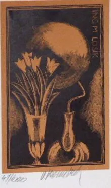 Vladimír Komárek – Ex libris Ing. M. Losík - 1