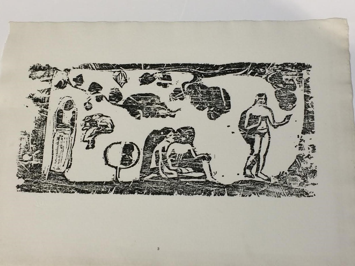 PAUL GAUGUIN,FEMMES, ANIMAUX ET FEUILLAGES