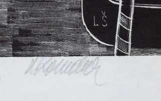 Vladimír Komárek – Ex libris LŠ, Gondoly - 2