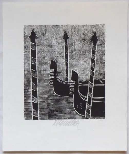 Vladimír Komárek – Ex libris LŠ, Gondoly - 3
