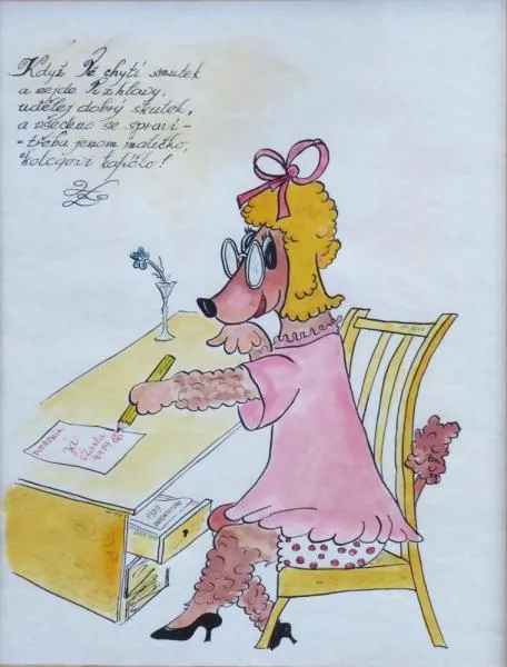 V kanceláři – Vlasta - 3