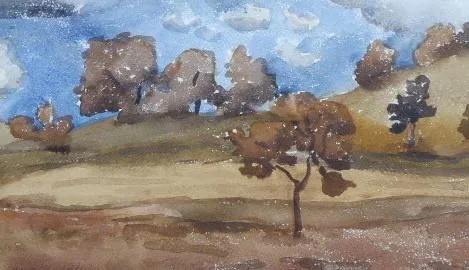 Lev Šimák – Krajina se stromy - 5