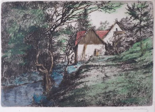 Bohuslav Knobloch – Potok u stavení - 3