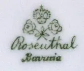 Velká porcelánová dóza, modrý lev – Rosenthal - 3