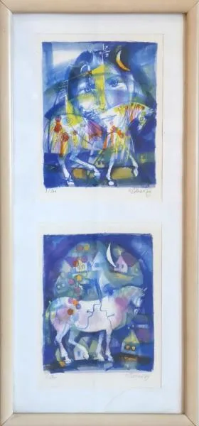 Karel Beneš - Dívka, Husar, dívčí hlavy