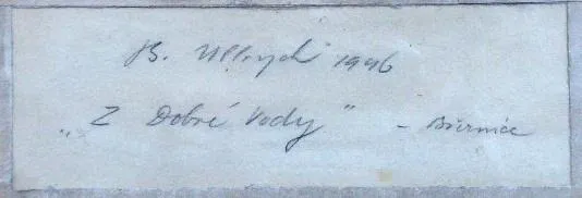 Bohumil Ullrych – Z Dobré Vody, Březnice - 3