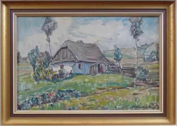 Maryša Neubertová – Chalupa s postavou na zápraží - 1