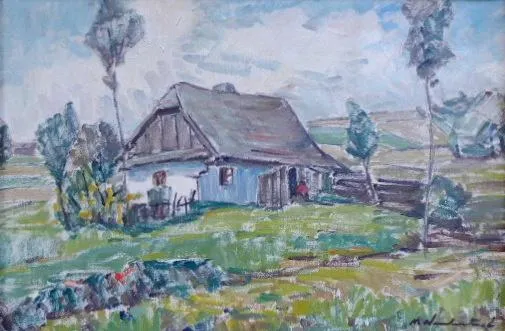 Maryša Neubertová – Chalupa s postavou na zápraží - 6