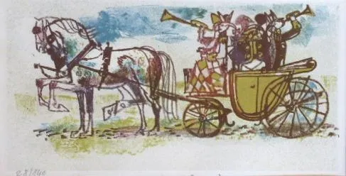 Kočár s muzikanty - 2